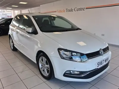 Used VW Polo Edition 90 HP (66 kW) 2017 White Hatchback