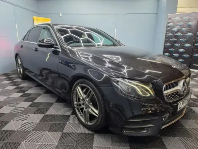 Used Mercedes E220 AMG line 2017 Black Sedan
