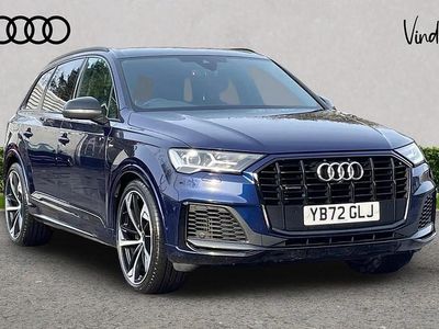 Used Audi Q7 Black Edition 334 HP (245 kW) 2022 Blue SUV