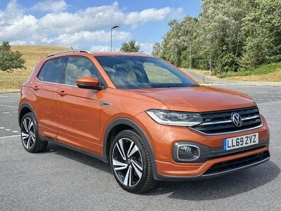 Used VW T-Cross R-line 2019 Orange SUV