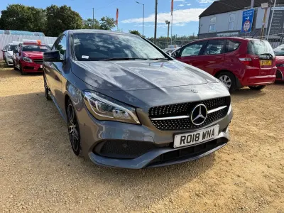 Used Mercedes CLA180 AMG line 2018 Grey Coupe
