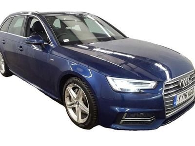 Used Audi A4 S-Line 190 HP (139 kW) 2016 Blue Estate