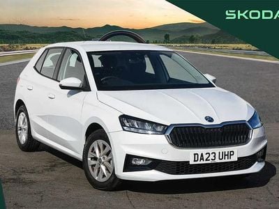 Used Skoda Fabia Comfort 79 HP (58 kW) 2023 Moon white metallic Hatchback