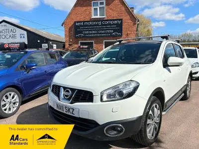 Begagnad Nissan Qashqai Tekna 117 HK (86 kW) 2011 Vit SUV