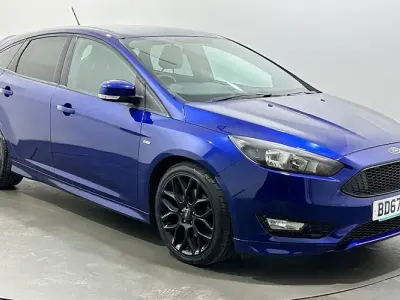 Begagnad Ford Focus ST-Line 150 HK (110 kW) 2016 Blå Halvkombi