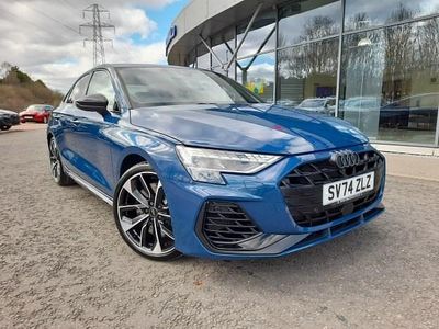 Used Audi A3 Black Edition 2024 Blue Sedan