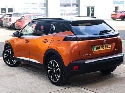 Used Peugeot e-2008 GT-line 98 kW (134 HP) 2020 Orange SUV