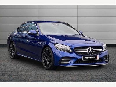 Blue Used 2020 Mercedes C43 AMG Edition Sedan | £25,650 (Fair price)