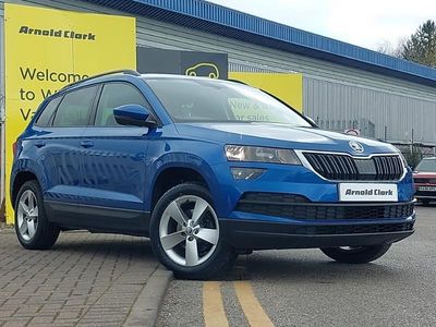 Used Skoda Karoq SE 115 HP (84 kW) 2020 Blue SUV