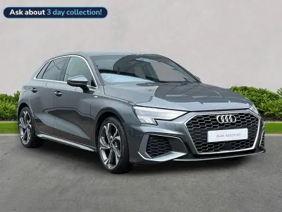Used Audi A3 S-Line 108 HP (79 kW) 2023 Grey Sedan
