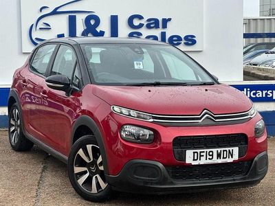 Begagnad Citroën C3 Feel 68 HK (50 kW) 2019 Röd Halvkombi