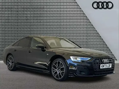 Used Audi A8 Black Edition 286 HP (210 kW) 2023 Black Sedan
