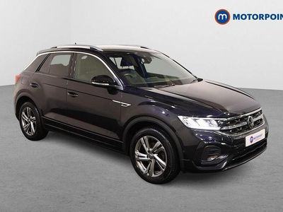 Black Used 2022 VW T-Roc R-line SUV | £22,149 (Fair price)