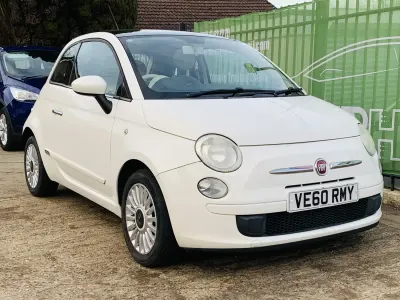 Usado Fiat 500 Lounge 69 HP (50 kW) 2011 Branco Citadino