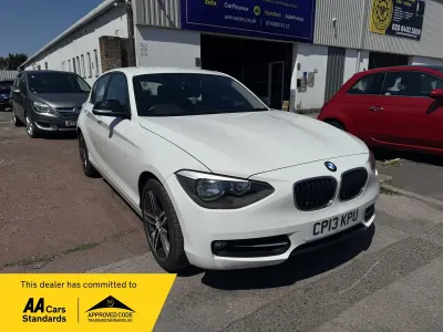 Used BMW 116 Sport Line 136 HP (100 kW) 2013 White Hatchback