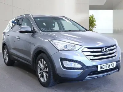 Used Hyundai Santa Fe Premium 2015 Silver SUV