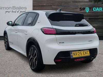 White Used 2025 Peugeot 208 GT Hatchback | £20,995