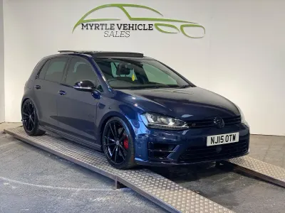 Used VW Golf VII R 295 HP (216 kW) 2015 Blue Hatchback