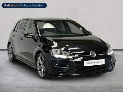 Used VW Golf VII R-line 150 HP (110 kW) 2018 Black Hatchback