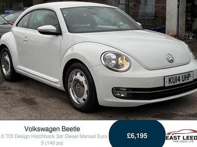 Used VW Beetle Design 140 HP (102 kW) 2014 White Hatchback