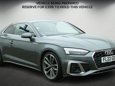 Used Audi A5 S-Line 204 HP (150 kW) 2022 Daytona gray pearl effect/daytona gray pearl effec Coupe