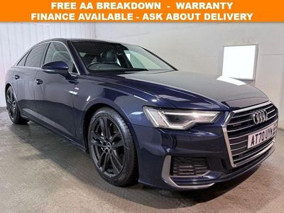 Blue Used 2020 Audi A6 S-Line Sedan | £26,495 (Fair price)