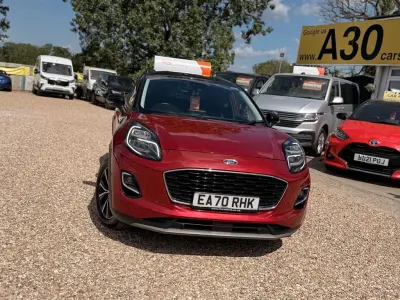 Second-hand Ford Puma Titanium 125 CP (91 kW) 2020 Roșu SUV