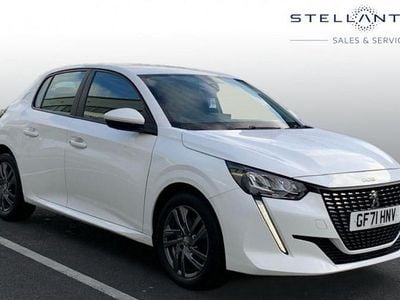 White Used 2021 Peugeot 208 Active Premium Hatchback | £12,049 (Fair price)