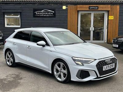 Used Audi A3 Sportback S-Line 110 HP (80 kW) 2021 White Hatchback
