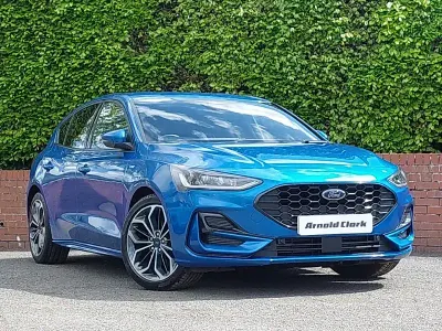 Used Ford Focus ST-Line X 155 HP (114 kW) 2023 Blue Hatchback