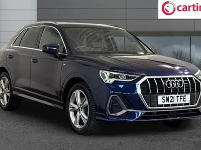Used Audi Q3 S-Line 150 HP (110 kW) 2021 Blue SUV