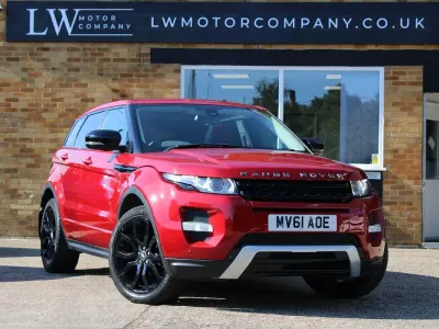 Used Land Rover Range Rover evoque Dynamic 187 HP (137 kW) 2012 Red SUV