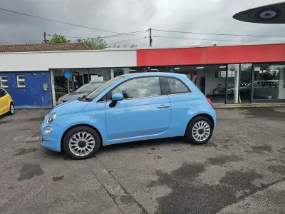 Used Fiat 500 Lounge 69 HP (50 kW) 2016 Blue Hatchback