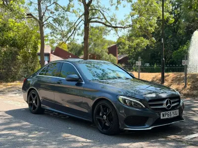 Used Mercedes C220 AMG line 2015 Grey Sedan