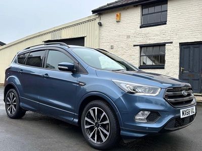 Blue Used 2018 Ford Kuga ST-Line SUV | £12,750