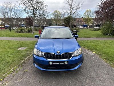 Used Skoda Fabia SE 2015 Blue Hatchback