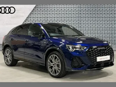 Used Audi Q3 Black Edition 150 HP (110 kW) 2025 Blue SUV