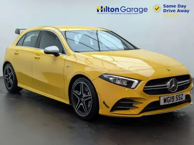 Used Mercedes A35 AMG AMG 2019 Yellow Hatchback