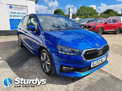 Used Skoda Fabia SE L 108 HP (79 kW) 2023 Blue Hatchback