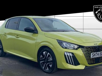 Used Peugeot 208 Allure 101 HP (74 kW) 2024 Yellow Hatchback