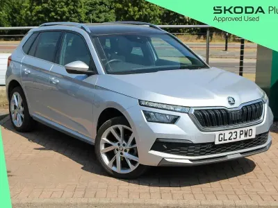 Used Skoda Kamiq SE L Executive 147 HP (108 kW) 2023 Brilliant silver metallic SUV