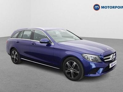 Blue Used 2019 Mercedes C200 Premium Estate | £15,799 (Good price)