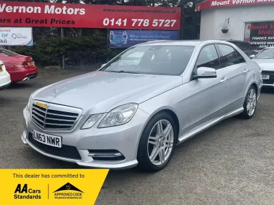 Used Mercedes E220 170 HP (125 kW) 2013 Silver Sedan