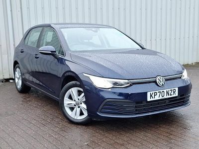 Used VW Golf VIII Life 130 HP (95 kW) 2020 Blue Hatchback