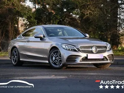 Käytetty Mercedes C300 AMG line 258 HP (189 kW) 2021 Hopea Coupe - kaksiovinen