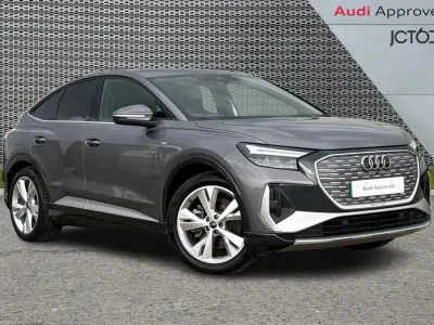 Begagnad Audi Q4 Sportback e-tron S-Line 150 kW (204 HK) 2023 Grå SUV
