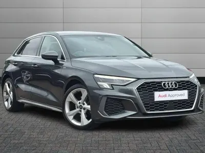 Used Audi A3 S-Line 110 HP (80 kW) 2022 Daytona grey Sedan