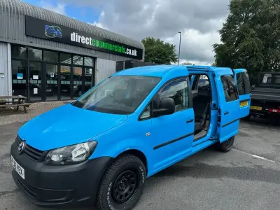 Used VW Caddy Startline 102 HP (75 kW) 2015 Blue MPV