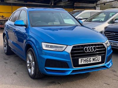 Used Audi Q3 S-Line 150 HP (110 kW) 2016 Blue SUV