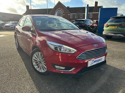 Red Used 2017 Ford Focus Titanium X Hatchback | £9,290 (Good price)